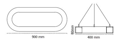 40 X 90 CM LİNEAR LED ARMATÜR